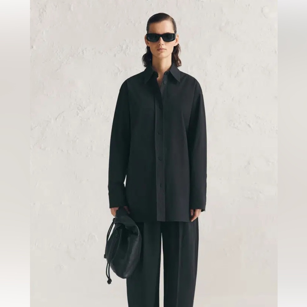 Studio Nicholson x Zara black shirt jacket, size M